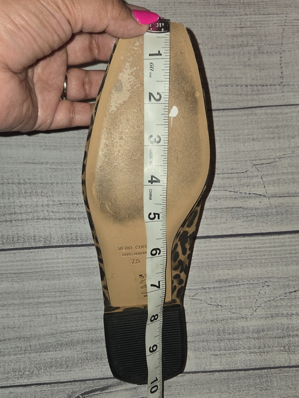 Bruno Magli Porscha Loafers Leopard Suede Size 7.5 - Picture 9 of 9